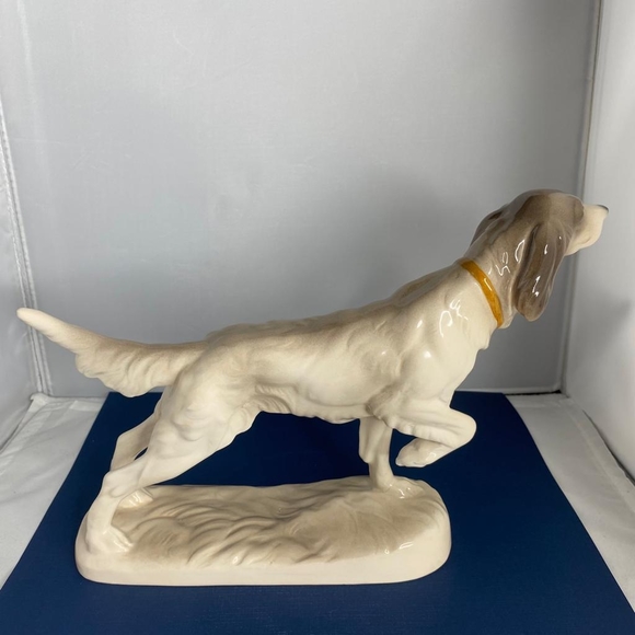 Vintage 1941-1958 Hertwig English Setter Porcelain Figurine - Picture 4 of 14